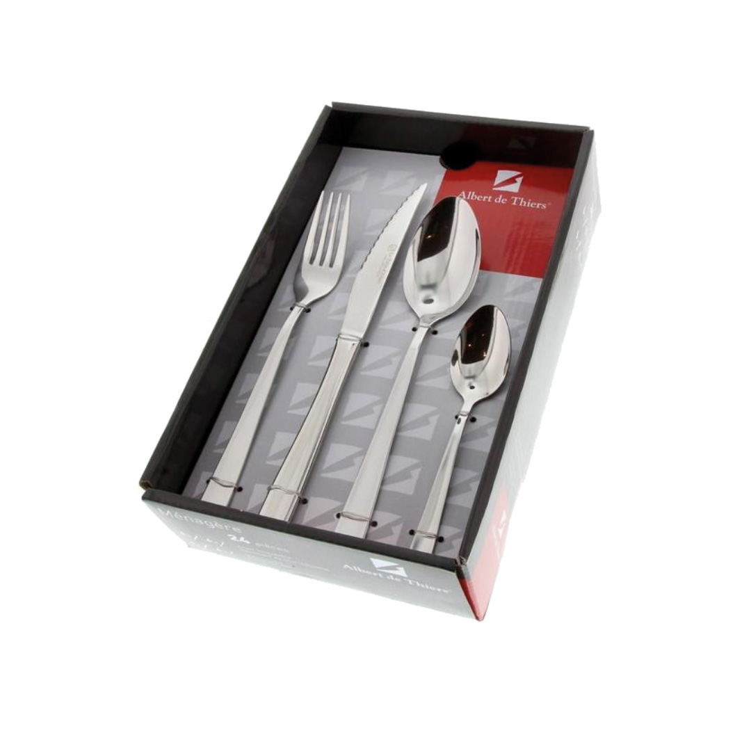 Ménagère 24 pièces inox